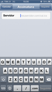 Servidr iCal - iPhone